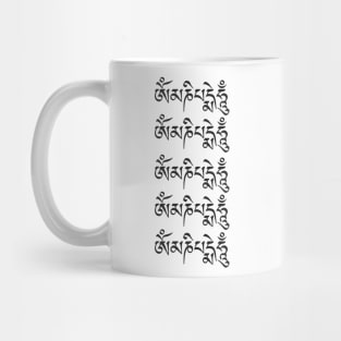 Om Mani Padme Hum Tibetan Buddhist Mantras Mug